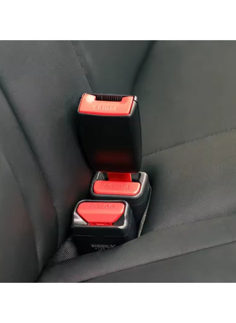 موردلي 2 قطعة مشبك حزام الأمان للسيارة، مشبك قفل حزام الأمان، مقبس إدخال سميك، مشبك أمان، ملحقات السيارة - Image 4